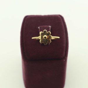 انگشتر گل مینیمال کد 8777