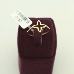 انگشتر مینیمال lv  تخت کد 9341