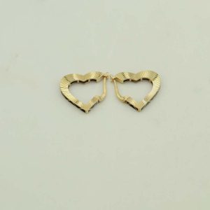گوشواره لاکی قلب کد 10426
