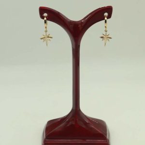 گوشواره ستاره تراش  کد 10694