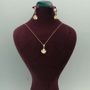 نیم ست تراش طرح برگ کد11051