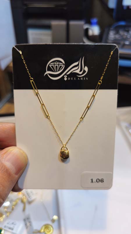 گردنبند قفل کد S11700 - تصویر 2