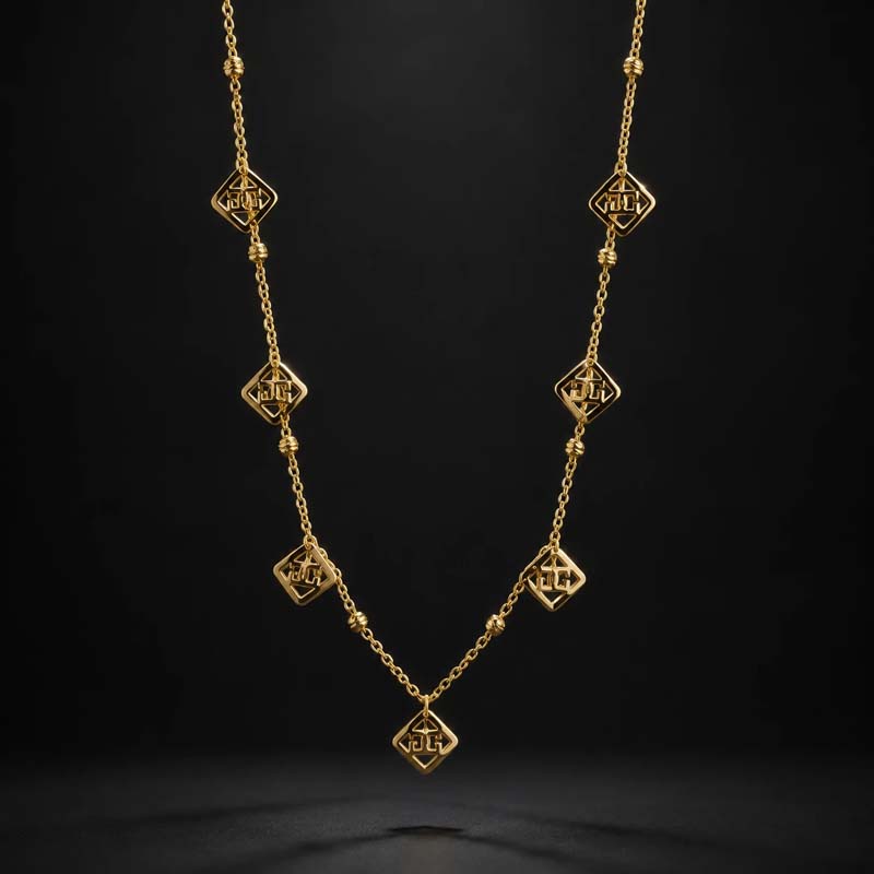 گردنبند D&G گوی دار لوکس کد S11782