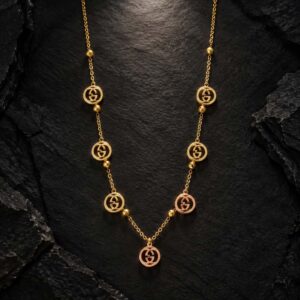 گردنبند گوچی گوی دار کد S11727